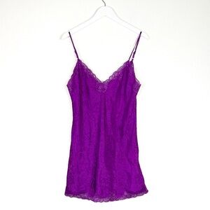 Vintage Victoria’s Secret gold label nightie négligée purple  size M 90’s VTG